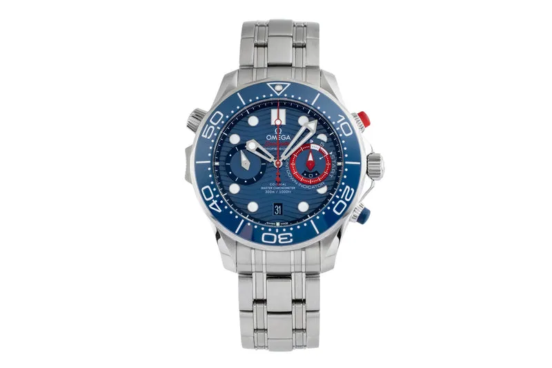 Omega Seamaster chronograph steel automatic men's watch 210.30.44.51.03.002 [2505474]