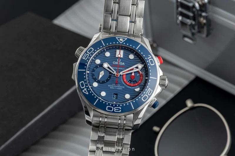 Omega Seamaster chronograph steel automatic men's watch 210.30.44.51.03.002 [2505474]