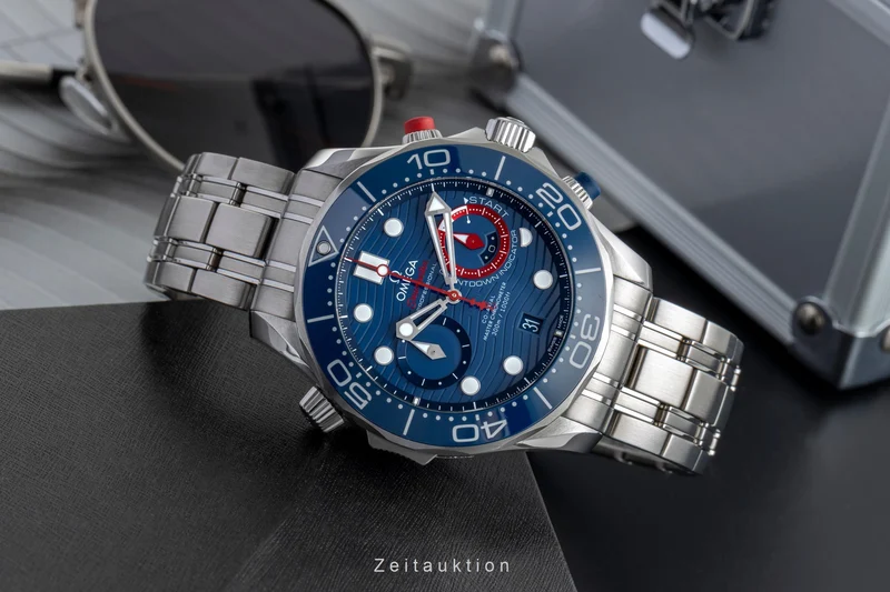 Omega Seamaster chronograph steel automatic men's watch 210.30.44.51.03.002 [2505474]