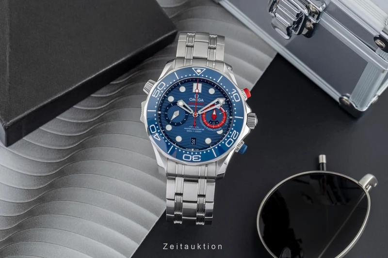 Omega Seamaster chronograph steel automatic men's watch 210.30.44.51.03.002 [2505474]
