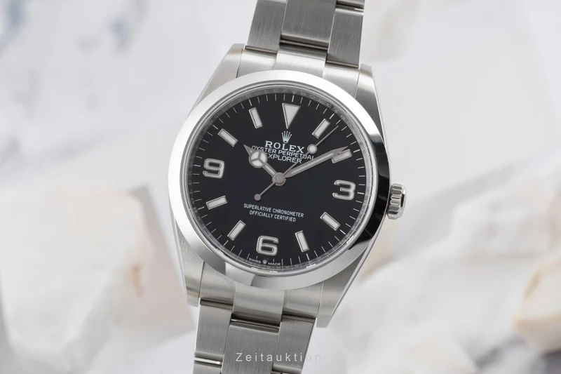 Rolex Explorer steel automatic men's watch 124270 [2505534]