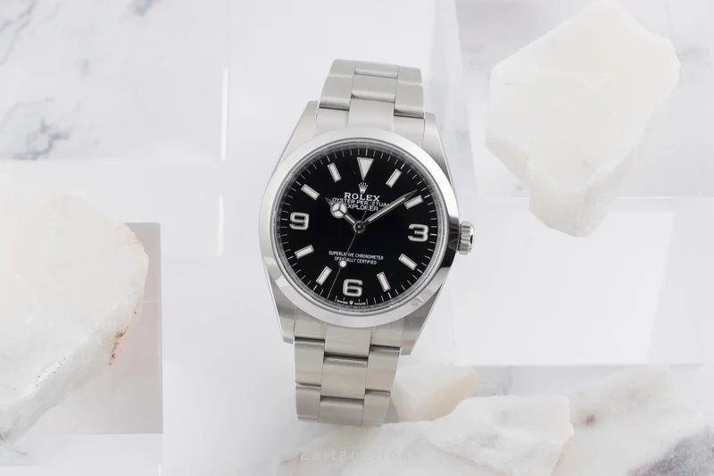 Rolex Explorer steel automatic men's watch 124270 [2505534]