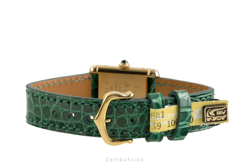 Cartier Tank silver-gilt manual winding women's watch 3 [2504358]