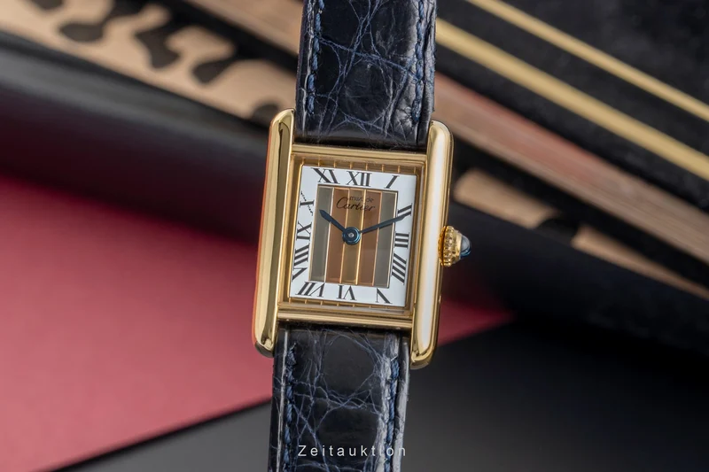 Cartier Tank silver-gilt quartz women's watch 5057001 [2504759]
