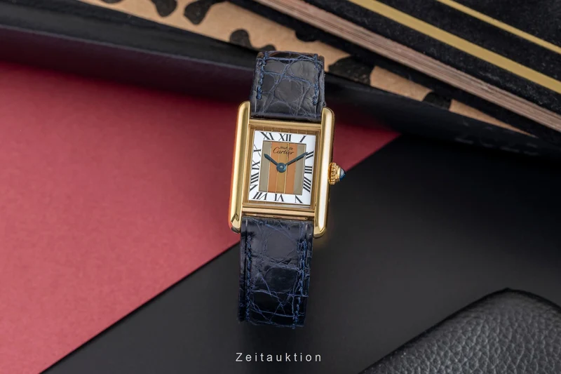 Cartier Tank silver-gilt quartz women's watch 5057001 [2504759]
