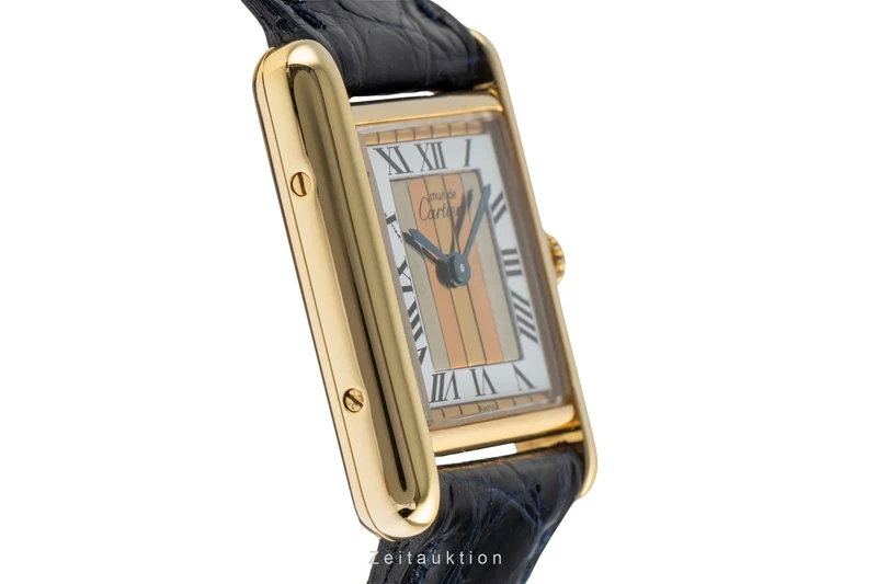 Cartier Tank silver-gilt quartz women's watch 5057001 [2504759]