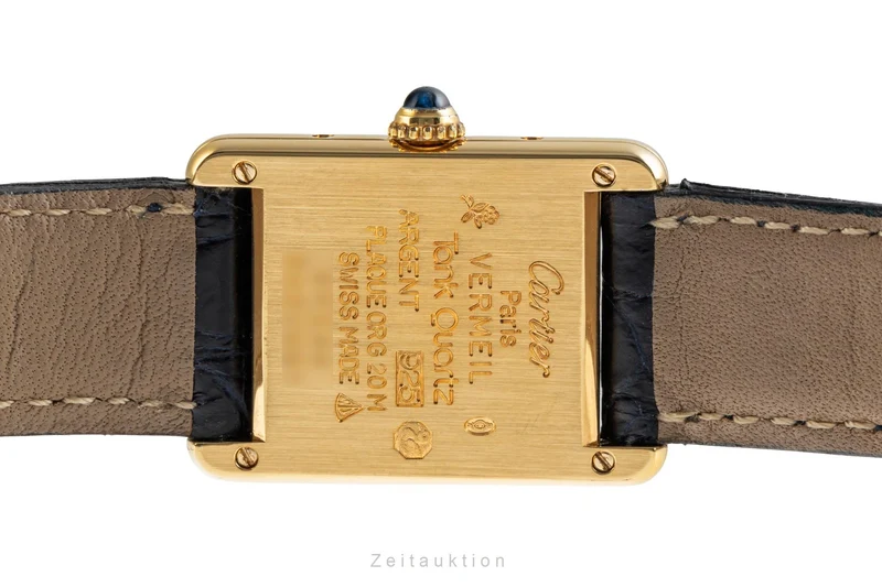 Cartier Tank silver-gilt quartz women's watch 5057001 [2504759]