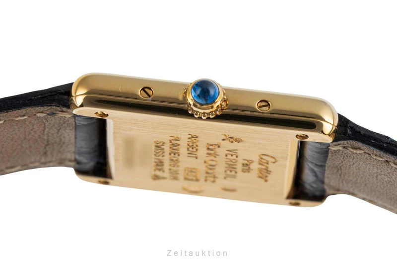 Cartier Tank silver-gilt quartz women's watch 5057001 [2504759]