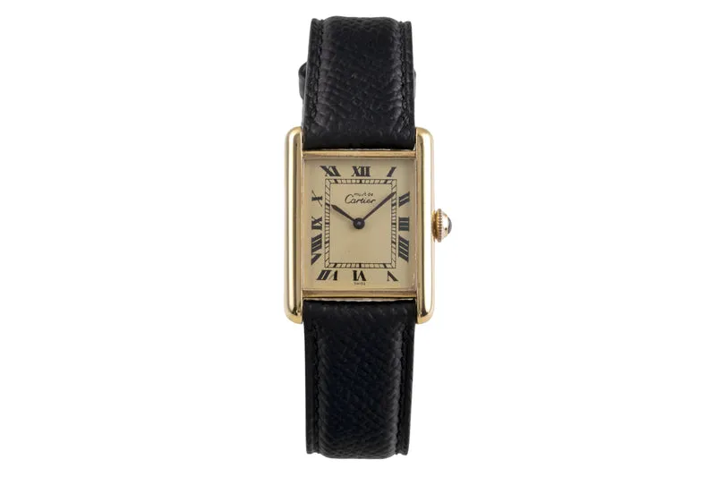 Cartier Tank silver-gilt manual winding unisex 6 [2504821]