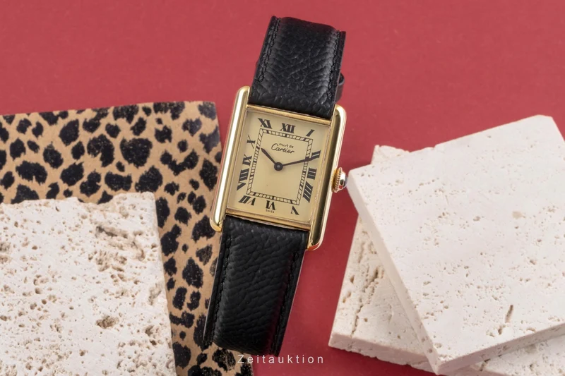 Cartier Tank silver-gilt manual winding unisex 6 [2504821]
