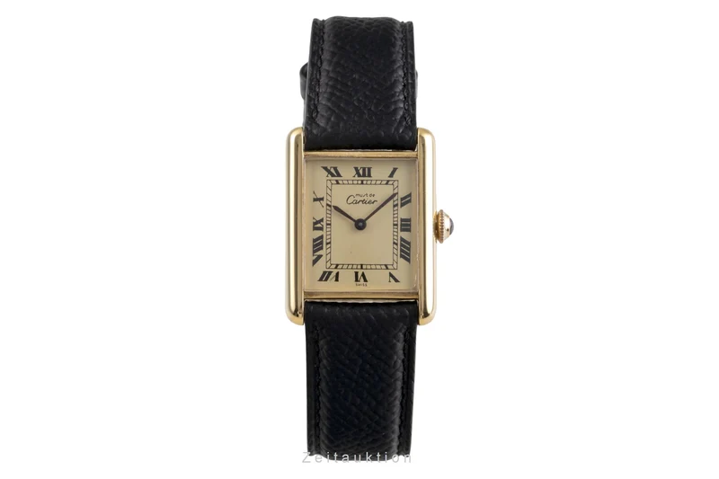 Cartier Tank silver-gilt manual winding unisex 6 [2504821]