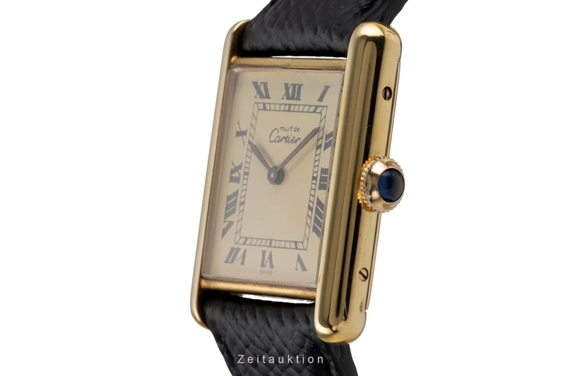 Cartier Tank silver-gilt manual winding unisex 6 [2504821]