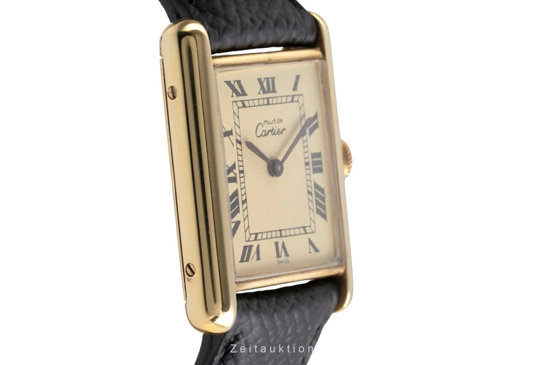 Cartier Tank silver-gilt manual winding unisex 6 [2504821]