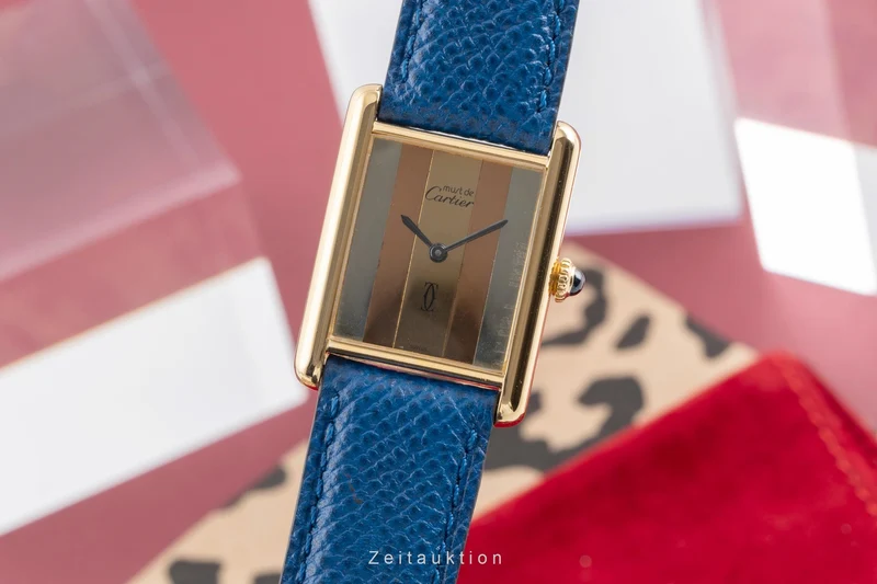 Cartier Tank silver-gilt manual winding unisex 6 [2503791]