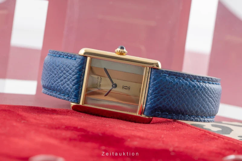 Cartier Tank silver-gilt manual winding unisex 6 [2503791]