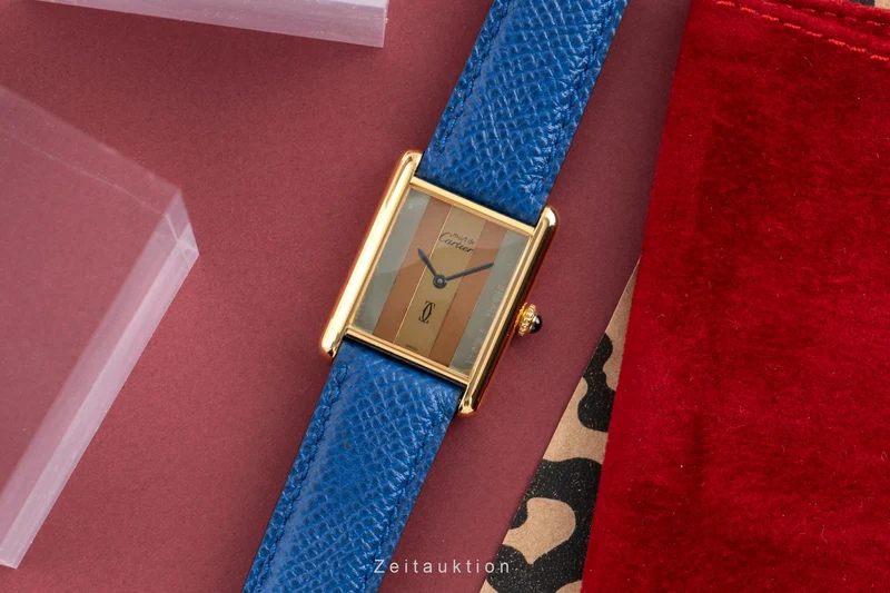 Cartier Tank silver-gilt manual winding unisex 6 [2503791]