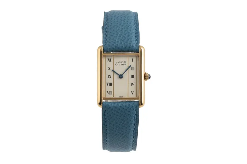 Cartier Tank silver-gilt quartz unisex 590005, W1002653 [2504162]