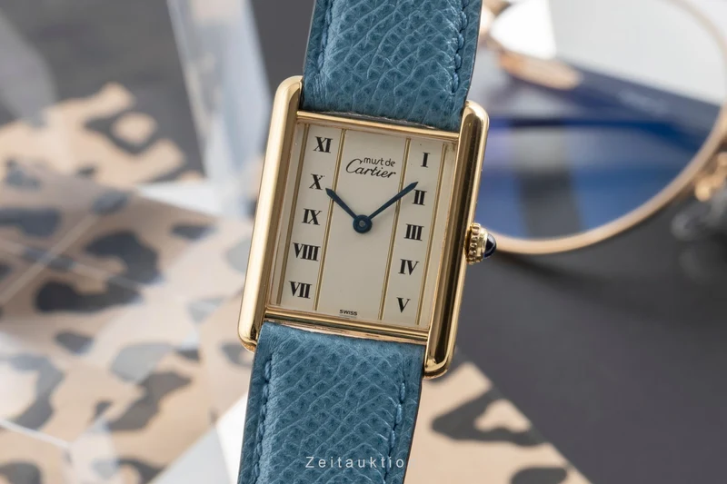 Cartier Tank silver-gilt quartz unisex 590005, W1002653 [2504162]