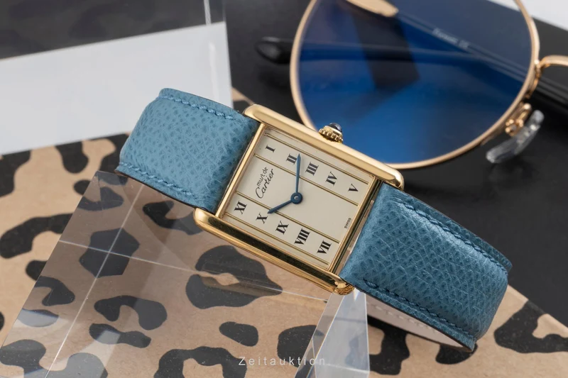 Cartier Tank silver-gilt quartz unisex 590005, W1002653 [2504162]