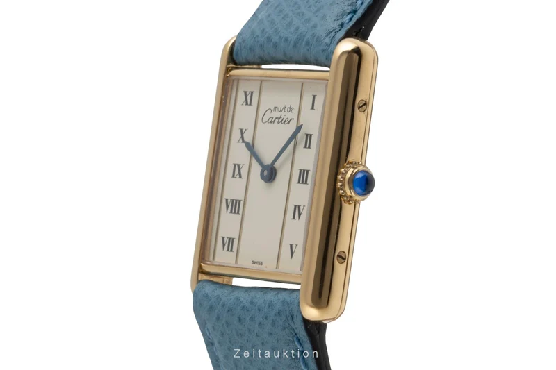 Cartier Tank silver-gilt quartz unisex 590005, W1002653 [2504162]