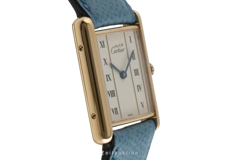 Cartier Tank silver-gilt quartz unisex 590005, W1002653 [2504162]