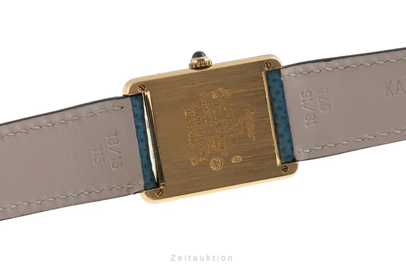 Cartier Tank silver-gilt quartz unisex 590005, W1002653 [2504162]