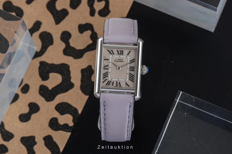 Cartier Tank silver quartz women's watch W1016130, 2416 [2503944]