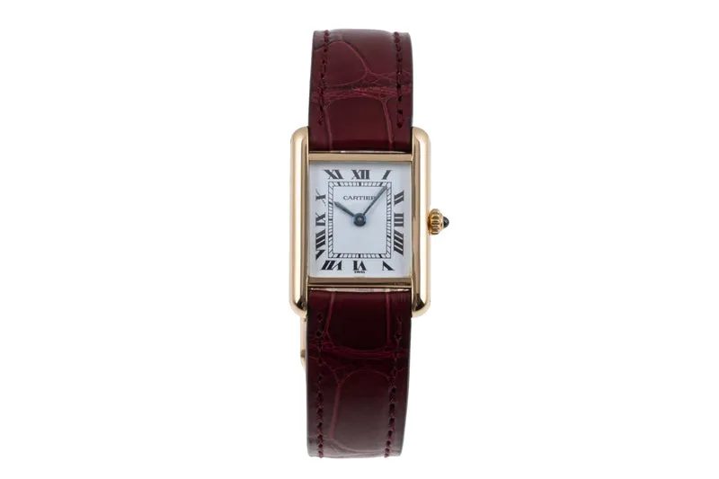 Cartier Tank 18 ct gold quartz women's watch 66001 [2503837]