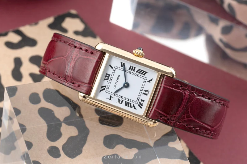 Cartier Tank 18 ct gold quartz women's watch 66001 [2503837]