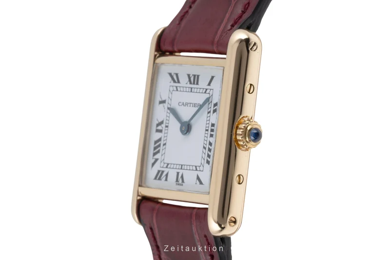 Cartier Tank 18 ct gold quartz women's watch 66001 [2503837]