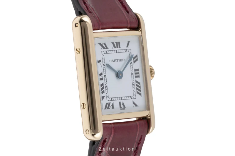 Cartier Tank 18 ct gold quartz women's watch 66001 [2503837]