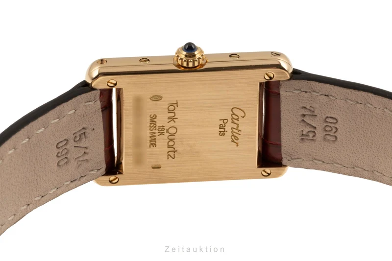 Cartier Tank 18 ct gold quartz women's watch 66001 [2503837]