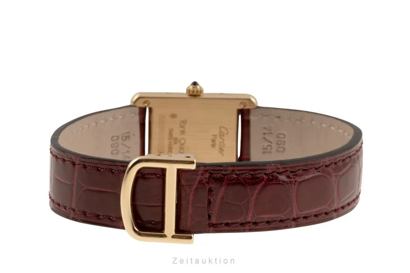 Cartier Tank 18 ct gold quartz women's watch 66001 [2503837]