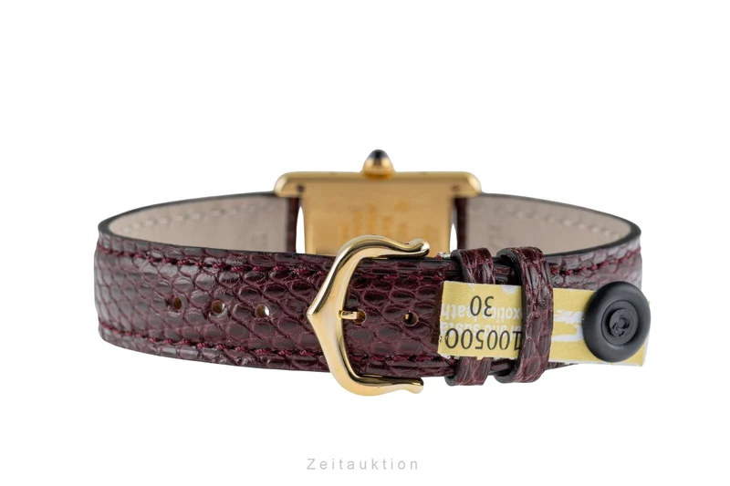 Cartier Tank silver-gilt quartz women's watch 5057001, GGC98000 [2504015]