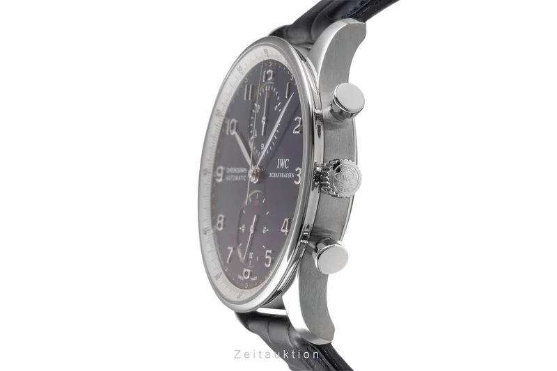 IWC Portugieser chronograph steel automatic men's watch IW371432 LP: 9100EUR Limited [2504587]