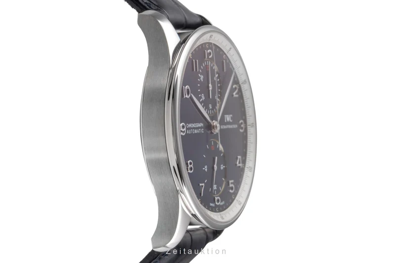 IWC Portugieser chronograph steel automatic men's watch IW371432 LP: 9100EUR Limited [2504587]