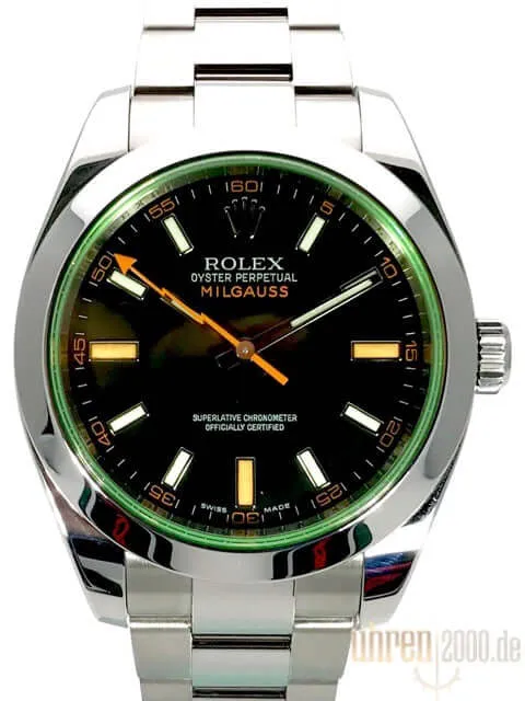 Rolex Oyster Perpetual Milgauss 116400GV LC100 aus 2009