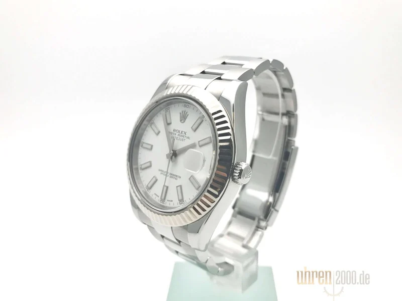 Rolex Datejust II 41 Edelstahl Weißgold 116334 gebraucht aus 2012