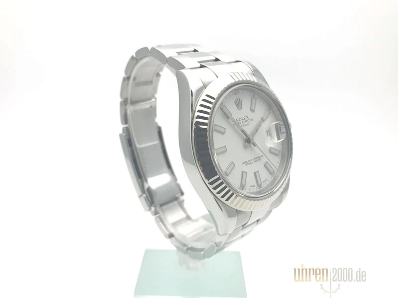 Rolex Datejust II 41 Edelstahl Weißgold 116334 gebraucht aus 2012