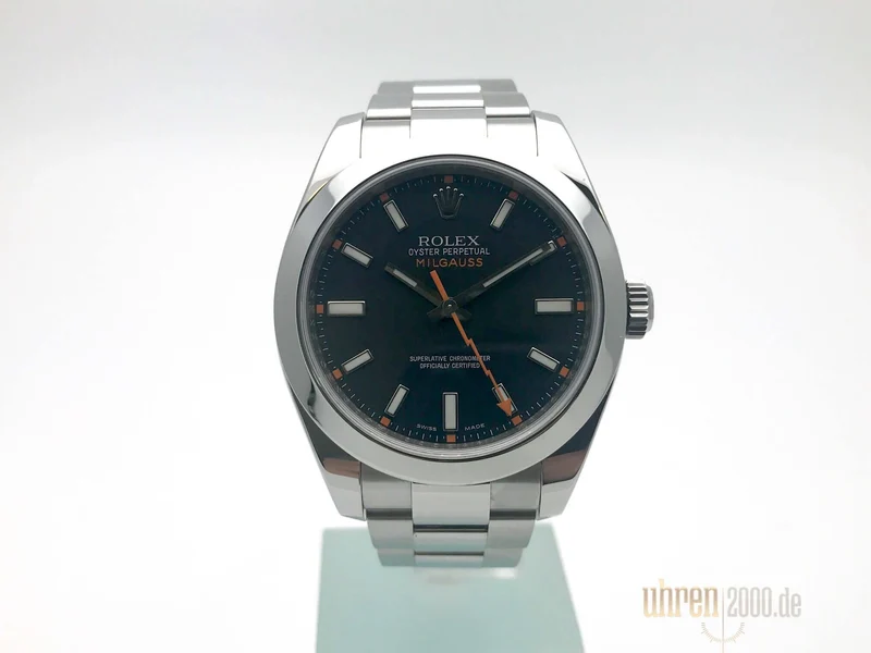 Rolex Milgauss 116400 schwarzes Zifferblatt aus 2014