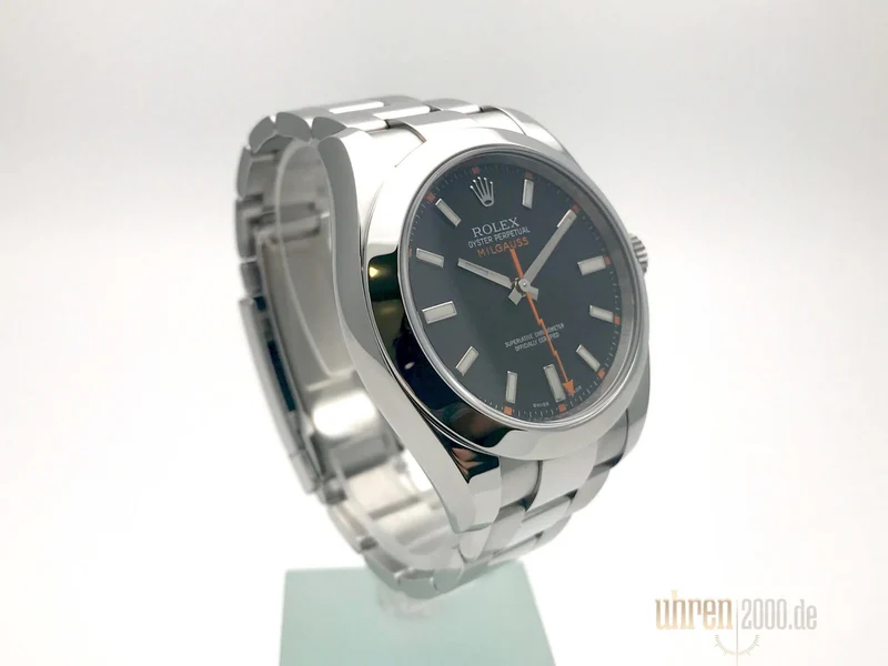 Rolex Milgauss 116400 schwarzes Zifferblatt aus 2014