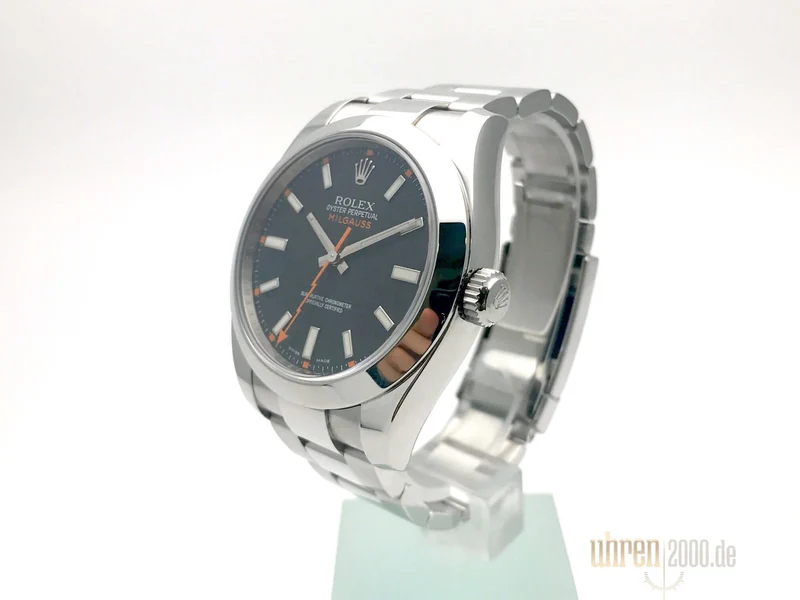 Rolex Milgauss 116400 schwarzes Zifferblatt aus 2014