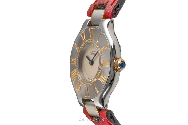Cartier Must De Cartier 21 gilt / steel quartz women's watch W1005121 [2503575]