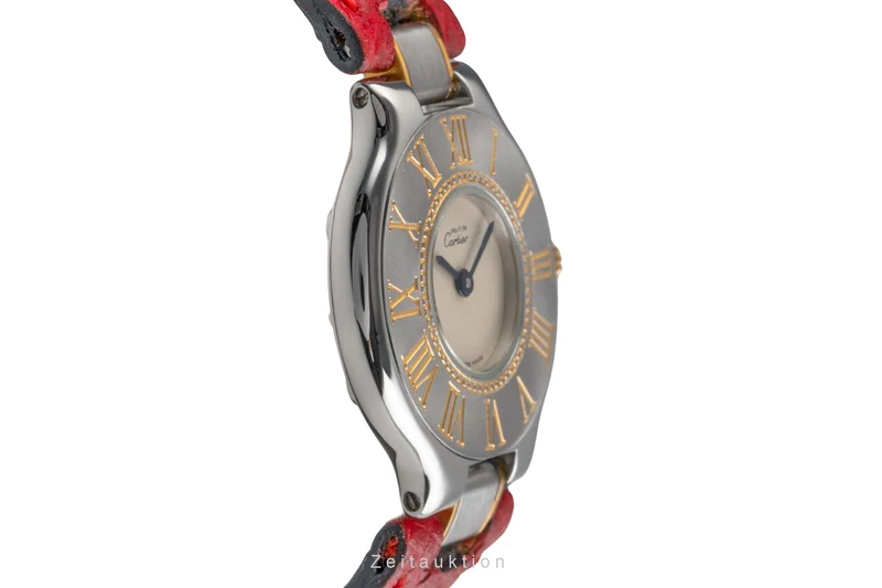 Cartier Must De Cartier 21 gilt / steel quartz women's watch W1005121 [2503575]