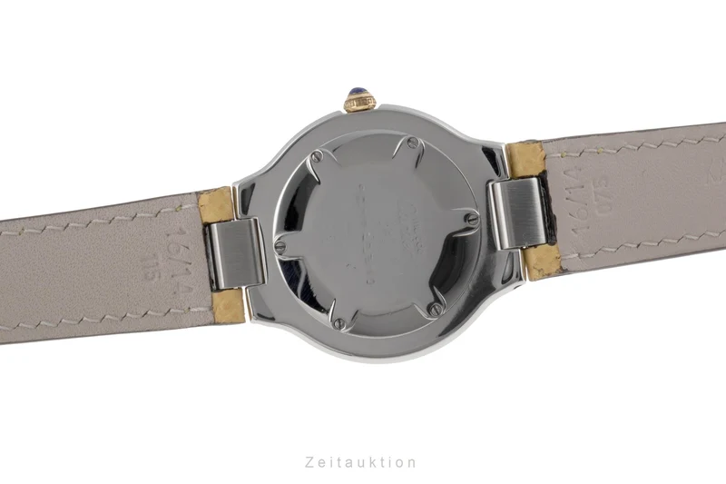 Cartier Must De Cartier 21 gilt / steel quartz women's watch W1000844 [2504786]