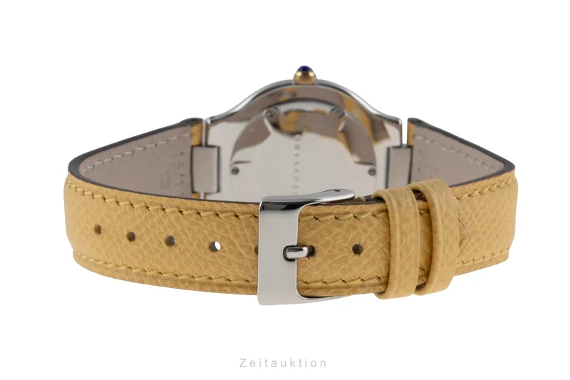 Cartier Must De Cartier 21 gilt / steel quartz women's watch W1000844 [2504786]