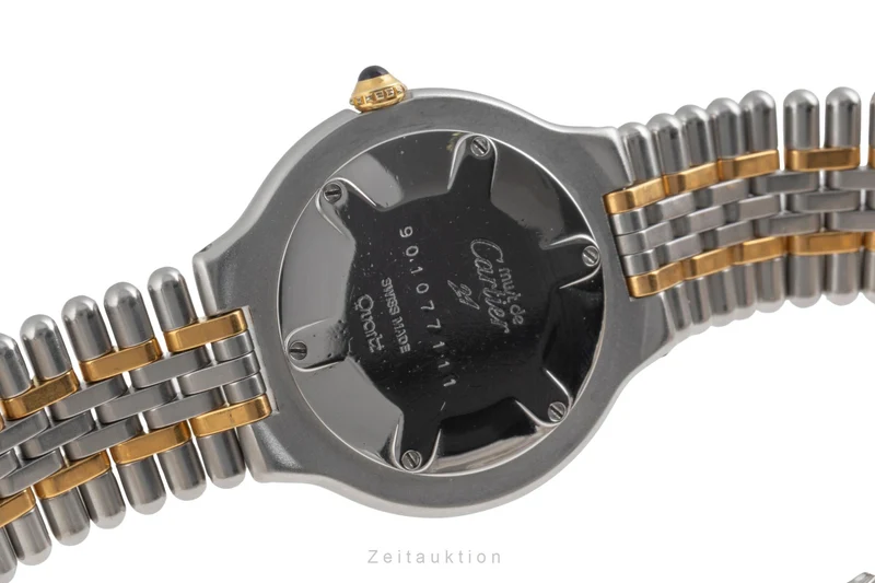 Cartier Must De Cartier 21 gilt / steel quartz women's watch 9010 [2503581]