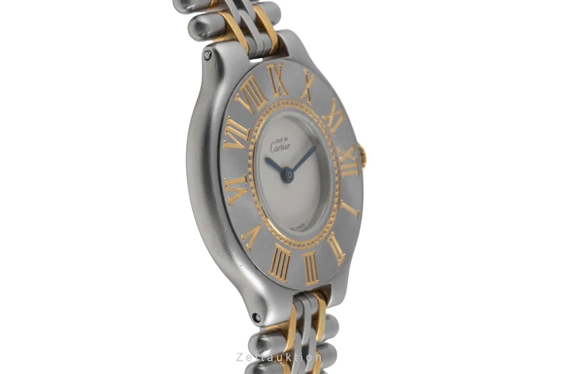Cartier Must De Cartier 21 gilt / steel quartz women's watch 9010 [2503574]