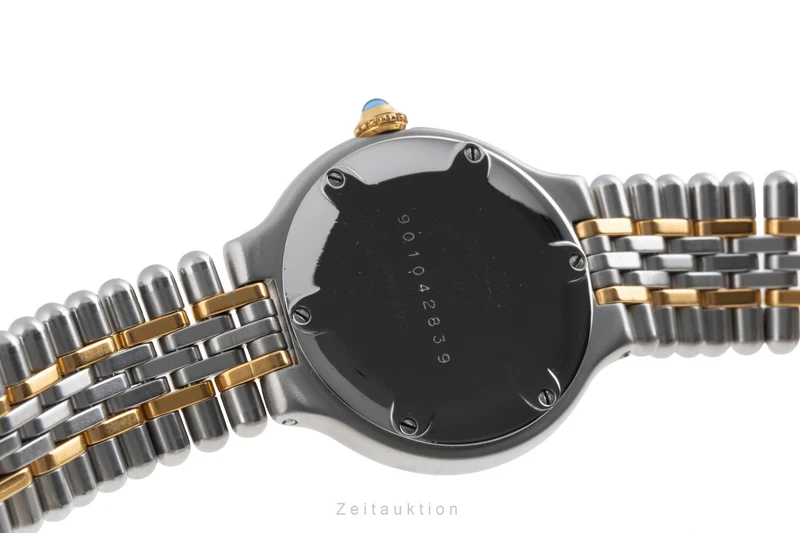Cartier Must De Cartier 21 gilt / steel quartz women's watch 9010 [2503574]