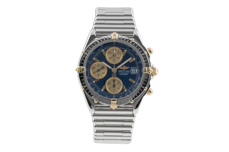 Breitling Chronomat chronograph steel / gold automatic men's watch B13050.1 [2505538]